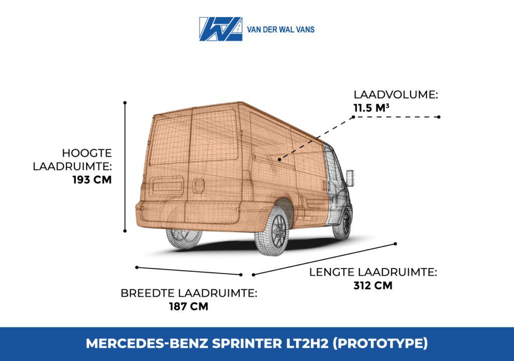 Mercedes L2H2 Laadruimte